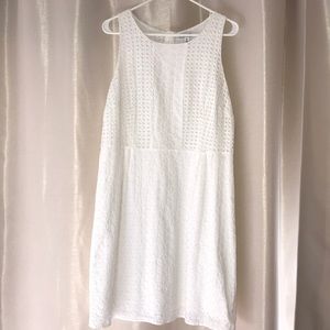 White Embroidered/Lace Summer Dress